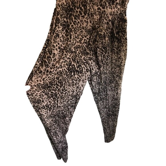 Sofia Vergara Romper Women's Size Small Brown Leopard Print Stretch Sofia Jeans - Picture 3 of 6